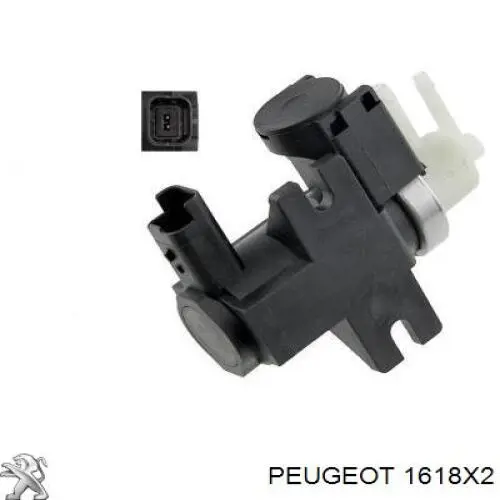 Клапан преобразователь давления наддува (соленоид)  Peugeot/Citroen 1618X2