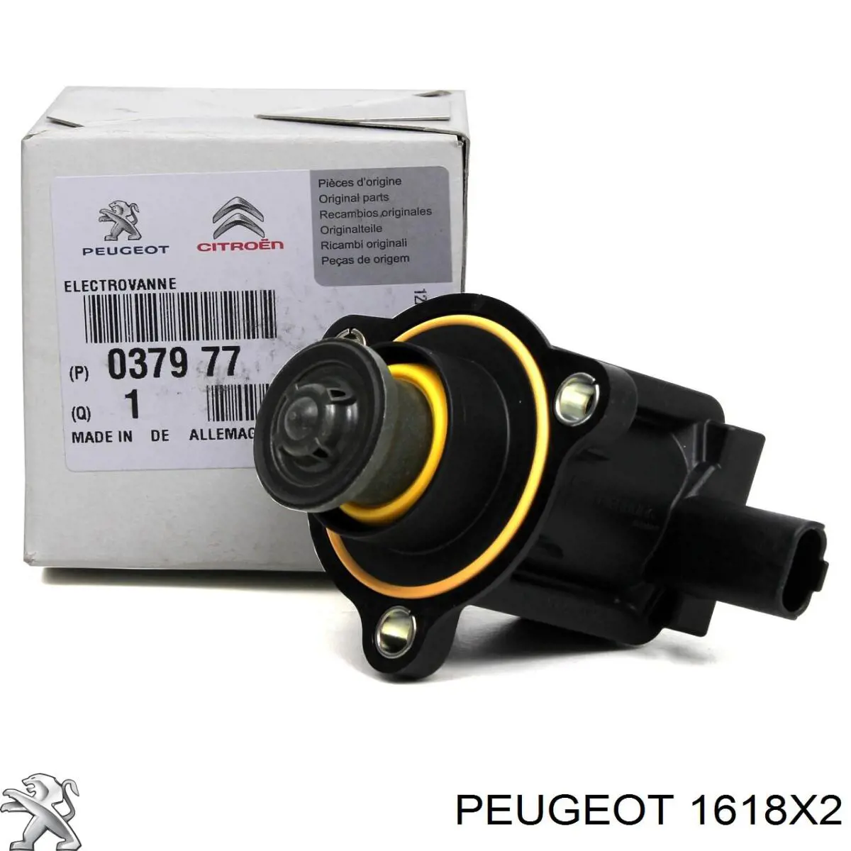 Клапан преобразователь давления наддува (соленоид) 1618X2 Peugeot/Citroen