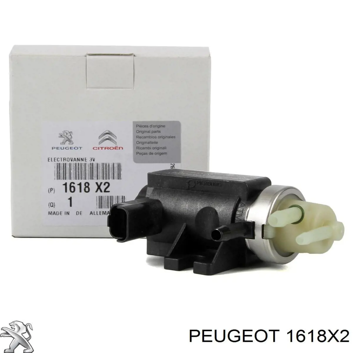 Купить 1618X2 Peugeot/Citroen Клапан преобразователь давления наддува (соленоид) 