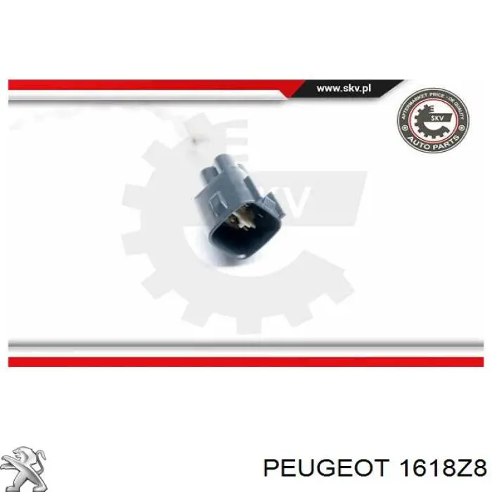 Sonda Lambda Sensor De Oxigeno Post Catalizador 1618Z8 Peugeot/Citroen