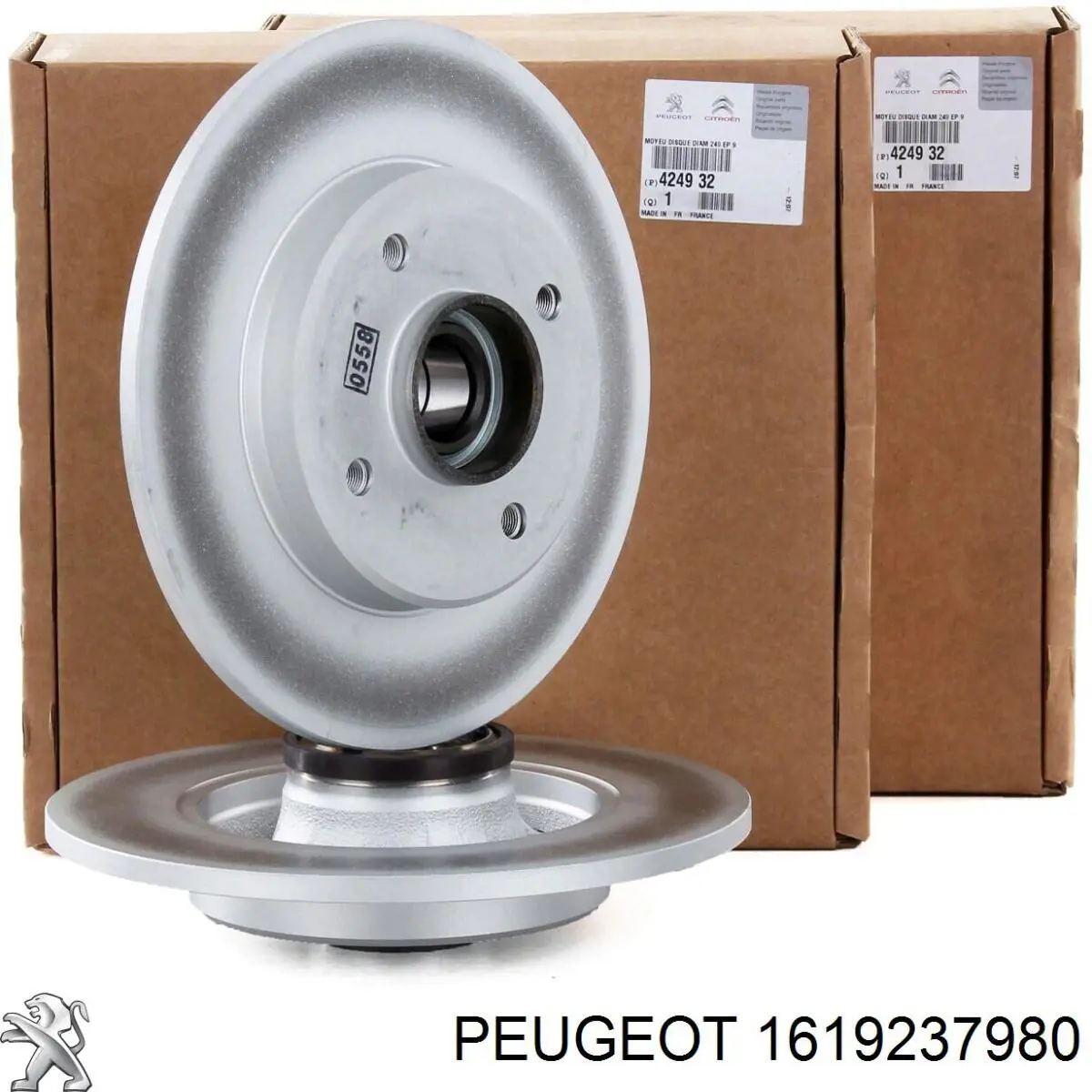 1619237980 Peugeot/Citroen диск тормозной задний