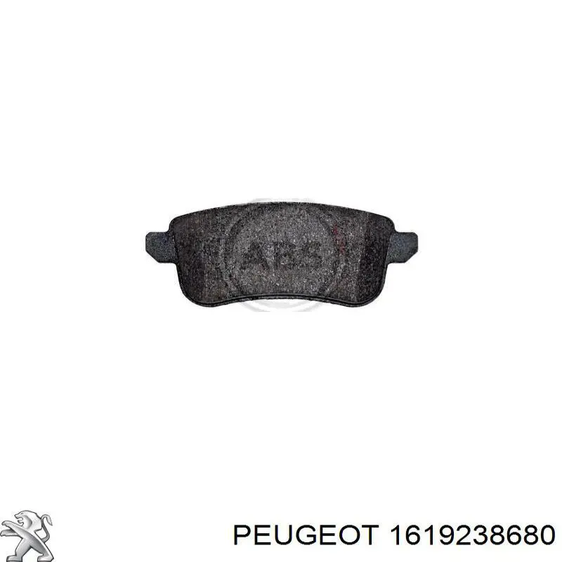 Тормозные диски 1619238680 Peugeot/Citroen