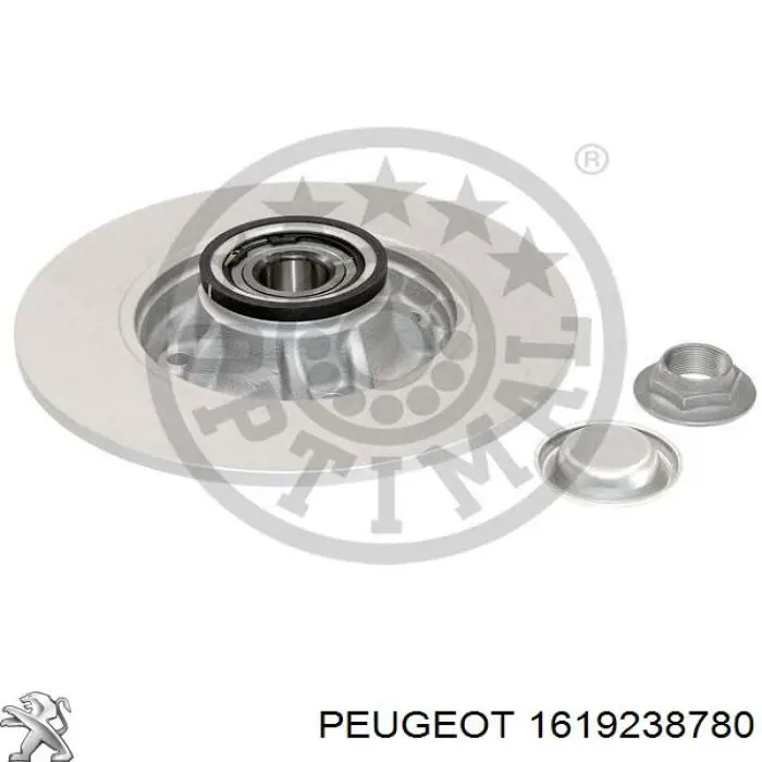 Disco de freno trasero 1619238780 Peugeot/Citroen