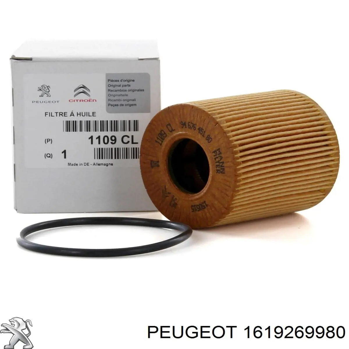 1619269980 Peugeot/Citroen масляный фильтр