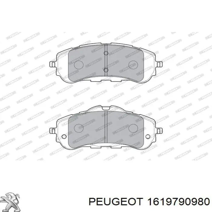 Тормозные колодки Peugeot/Citroen 1619790980