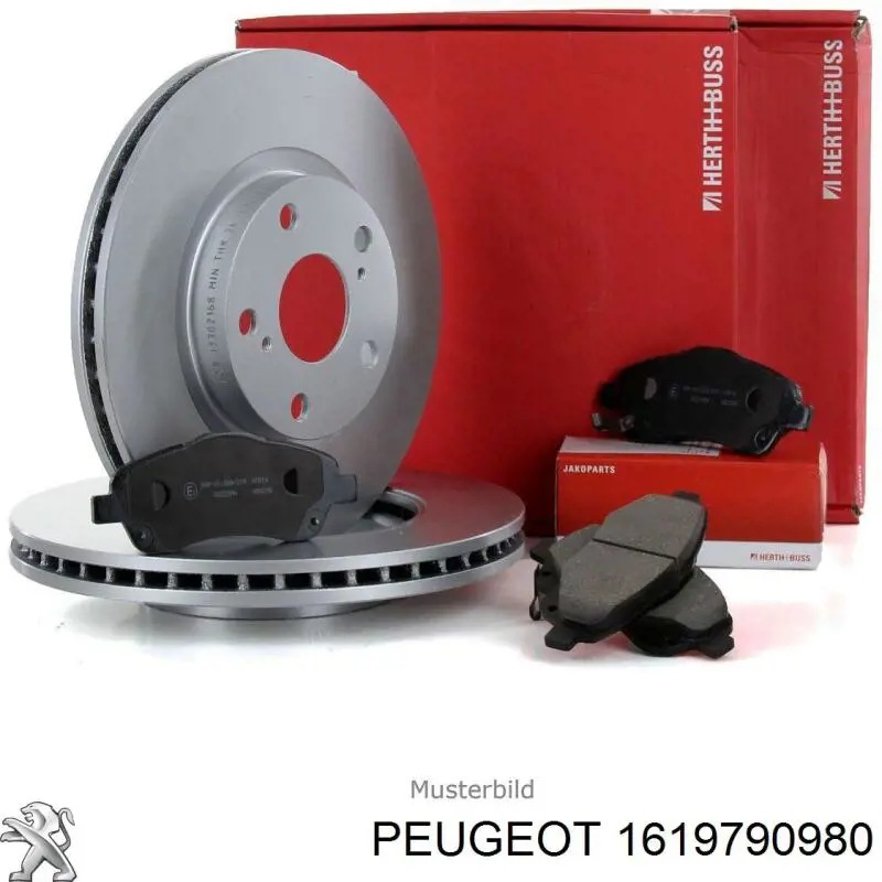 1619790980 Peugeot/Citroen Колодки передние
