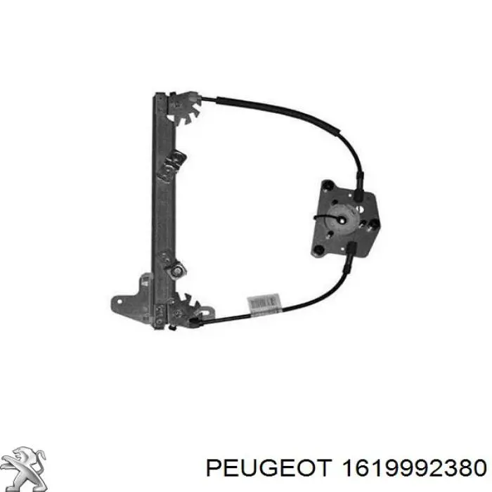 Механизм стеклоподъемника двери задней правой 1619992380 Peugeot/Citroen