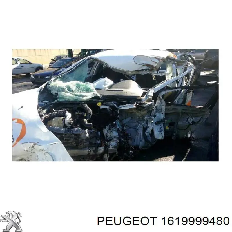 1619999480 Peugeot/Citroen mecanismo de acionamento de vidro da porta traseira esquerda