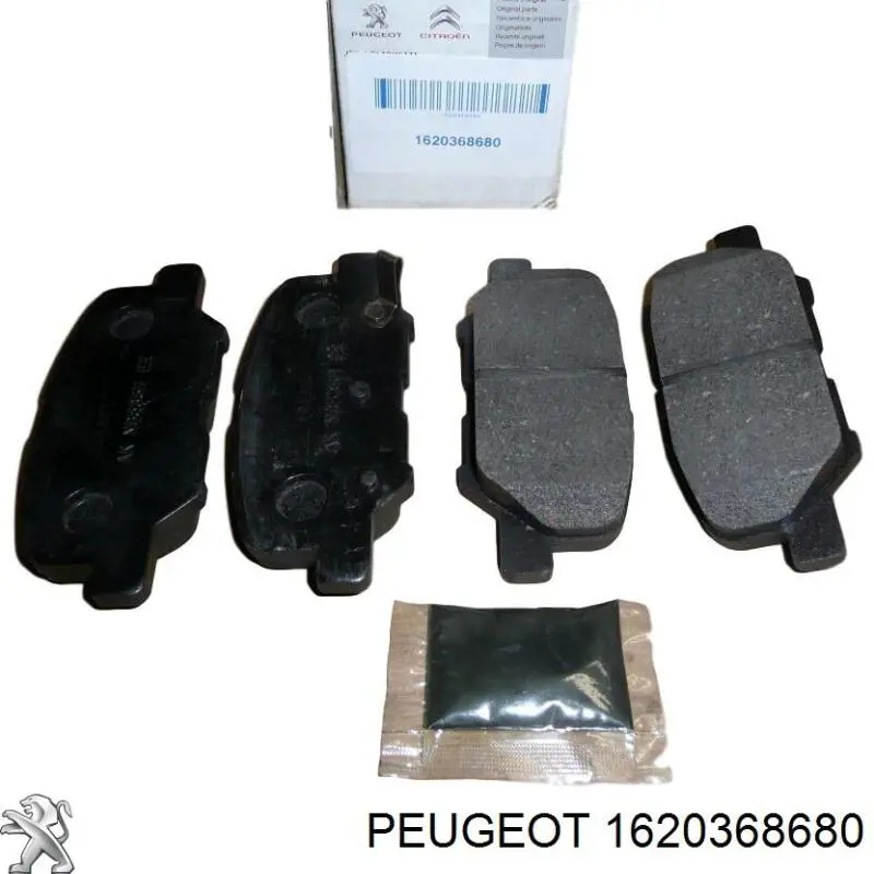 Pastillas de freno traseras 1620368680 Peugeot/Citroen
