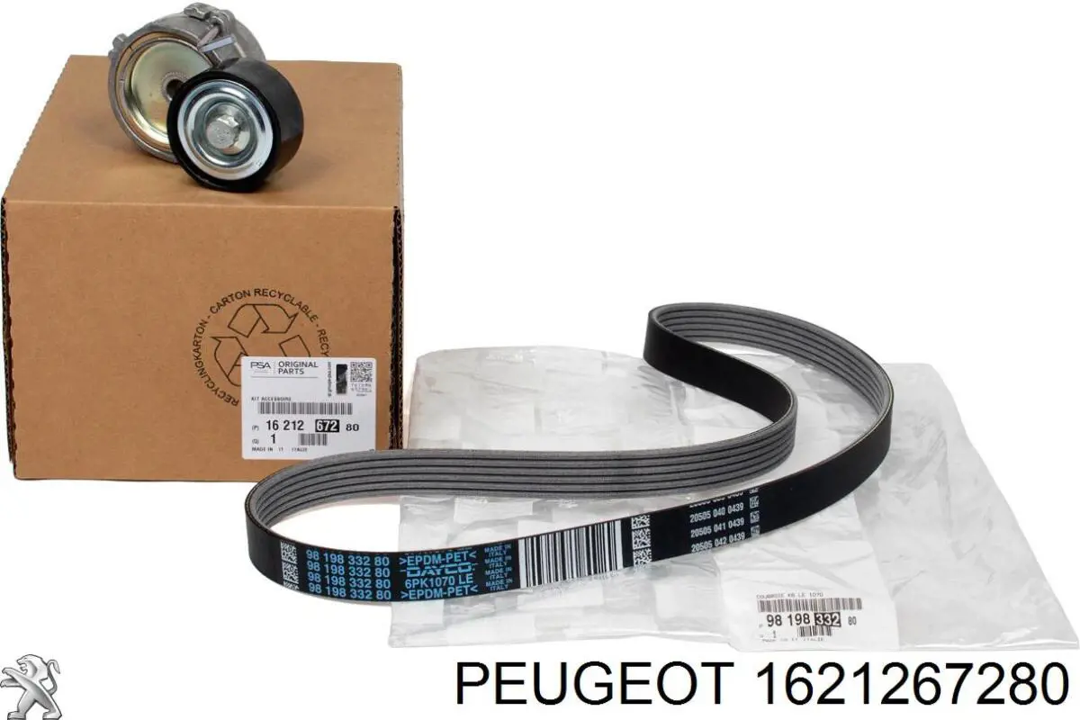 Ремень агрегатов приводной, комплект Peugeot/Citroen 1621267280