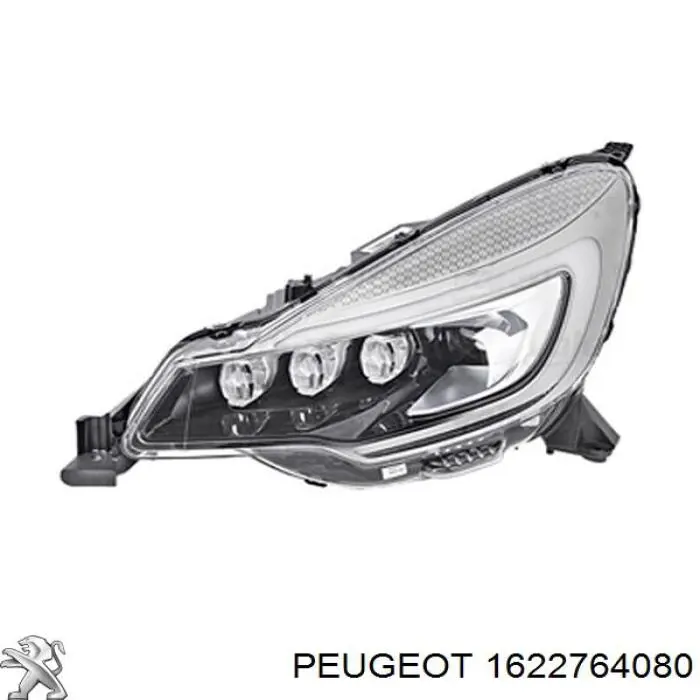 Правая блок фара Peugeot/Citroen 1622764080 цена, от 1207.63 USD