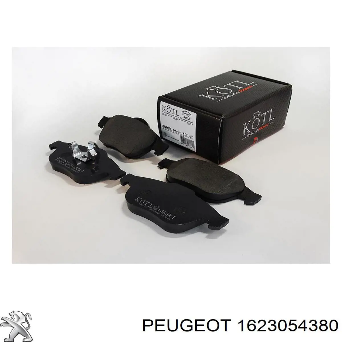 Передние тормозные колодки 1623054380 Peugeot/Citroen