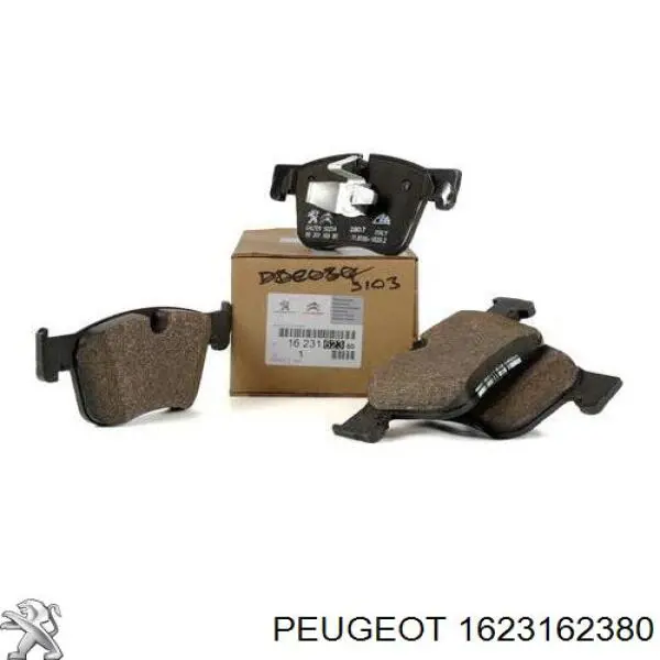 Передние тормозные колодки 1623162380 Peugeot/Citroen