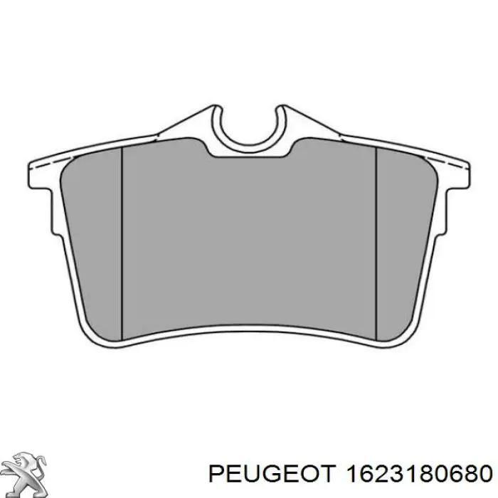 Pastillas de freno traseras 1623180680 Peugeot/Citroen