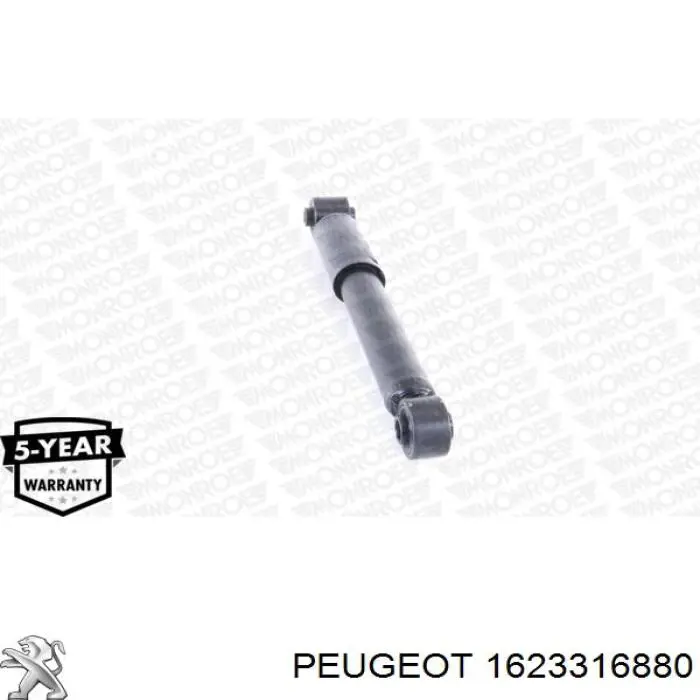 Amortiguador trasero 1623316880 Peugeot/Citroen