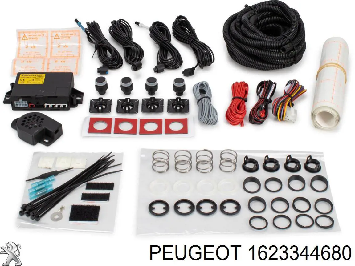 Установочный комплект парктроников 1623344680 Peugeot/Citroen