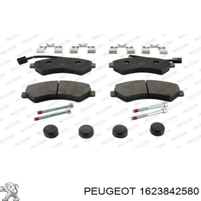 Передние тормозные колодки 1623842580 Peugeot/Citroen