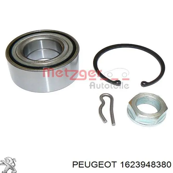 Купить 1623948380 Peugeot/Citroen Подшипник передней ступицы