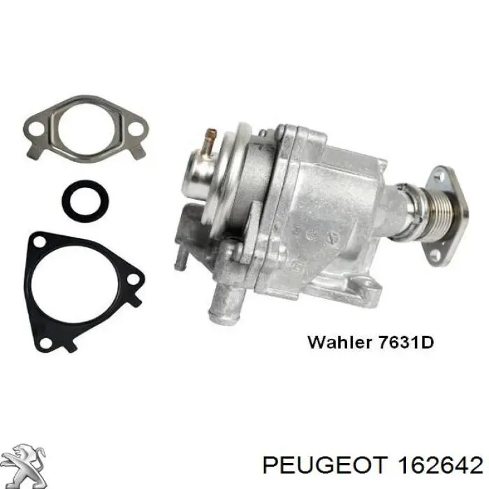 Приборы управления системы рециркуляции Peugeot/Citroen 162642 цена, от 127.32 USD