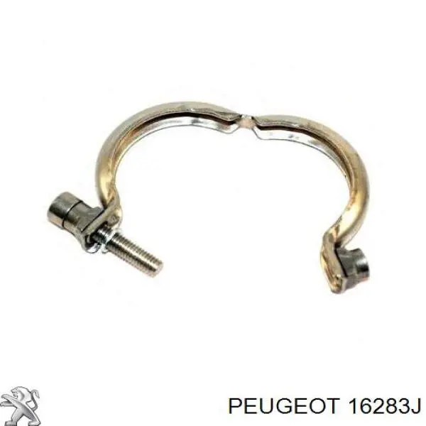 Abrazadera de tubo de válvula EGR 16283J Peugeot/Citroen