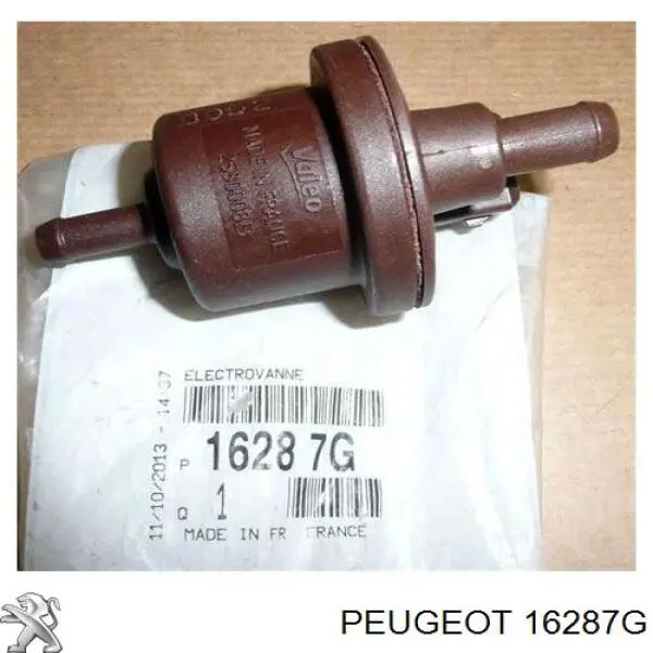 Válvula de ventilación, depósito de combustible 16287G Peugeot/Citroen