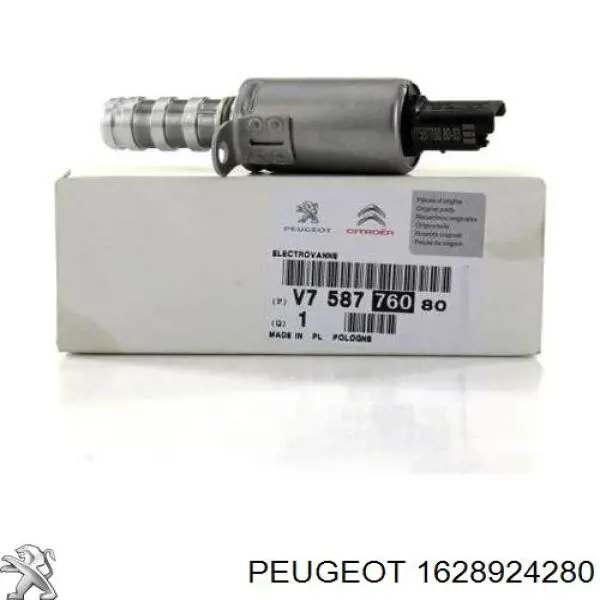 Compre 1628924280 Peugeot/Citroen Válvula eletromagnética de posição (de fases) da árvore distribuidora