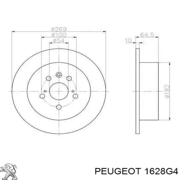 Купить 1628G4 Peugeot/Citroen Потенциометр