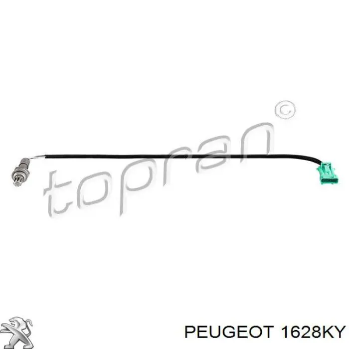 1628KY Peugeot/Citroen лямбда-зонд, датчик кислорода после катализатора