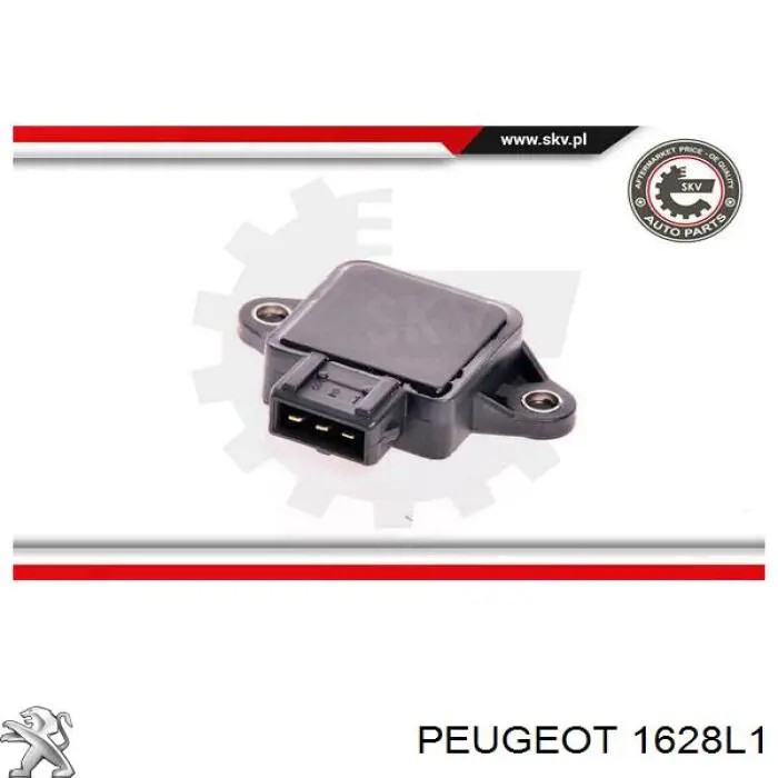 1628L1 Peugeot/Citroen датчик положения дроссельной заслонки (потенциометр)