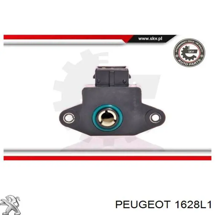 Sensor, posición mariposa 1628L1 Peugeot/Citroen