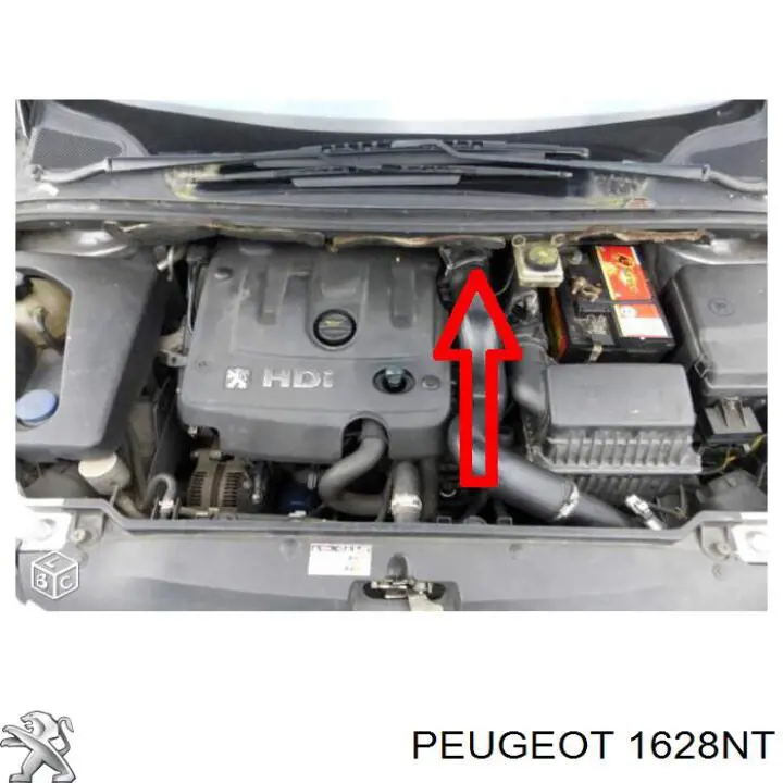 Купить 1628NT Peugeot/Citroen Патрубок дроссельной заслонки