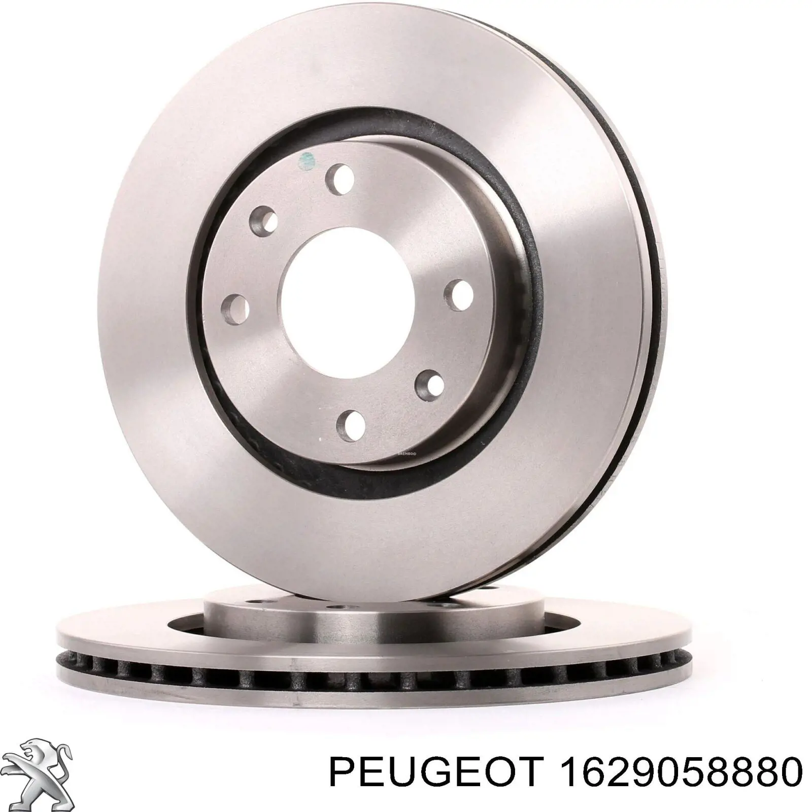 Freno de disco delantero 1629058880 Peugeot/Citroen