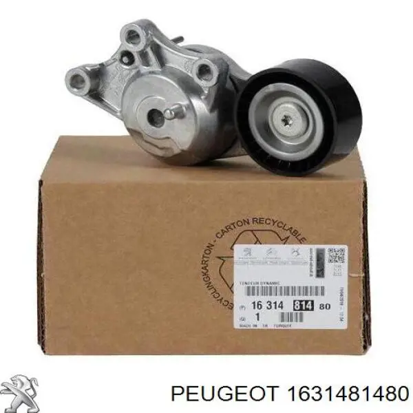 Натяжитель приводного ремня Peugeot/Citroen 1631481480