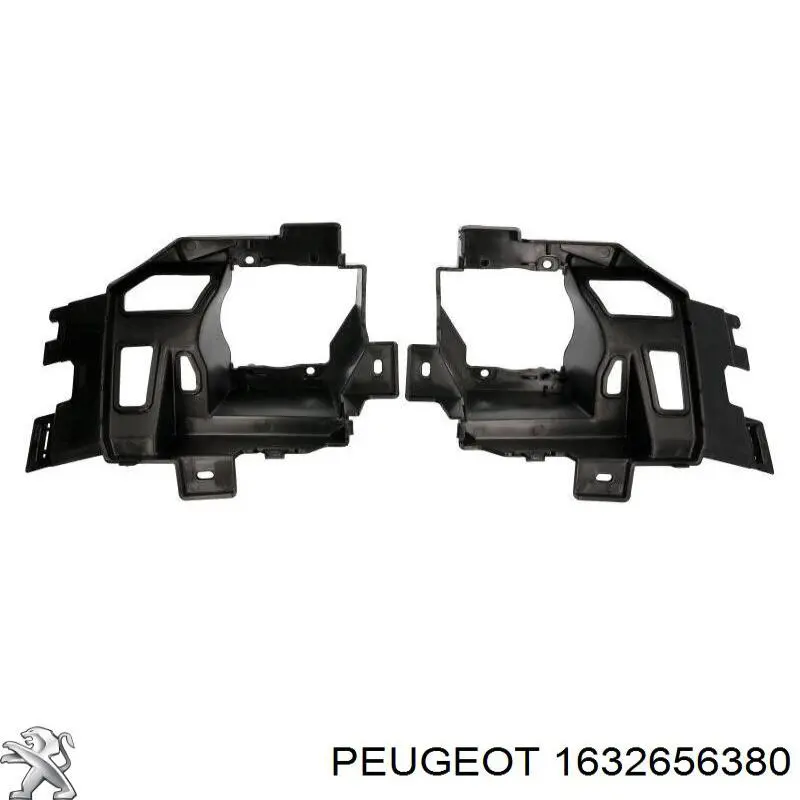 1632656380 Peugeot/Citroen Кронштейн крепления противотуманной фары левой+правой