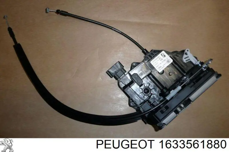 Cerradura de puerta de batientes, trasera derecha 1633561880 Peugeot/Citroen