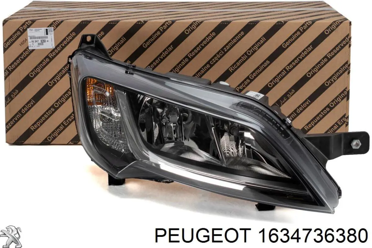 Фара правая 1634736380 Peugeot/Citroen