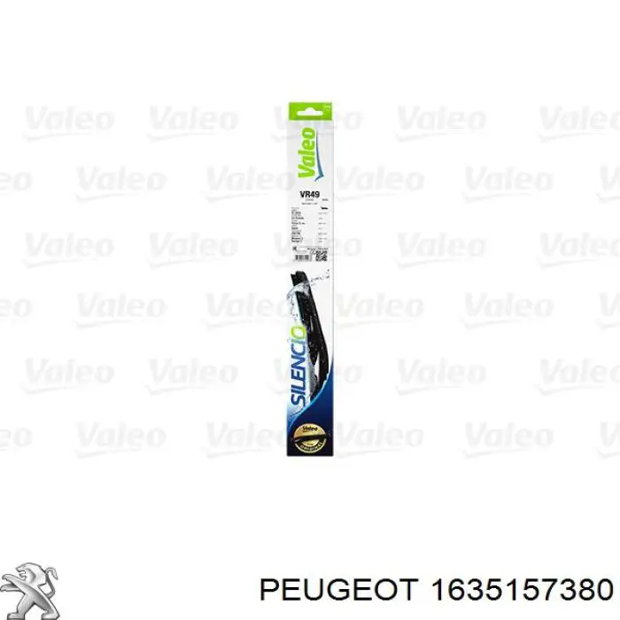 Купить 1635157380 Peugeot/Citroen Дворник стеклоочистителя задний