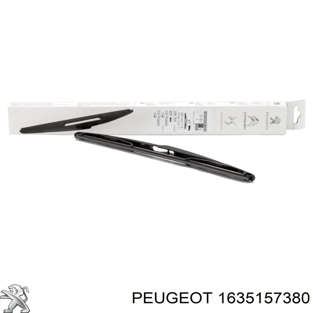 Щетка-дворник заднего стекла Peugeot/Citroen 1635157380