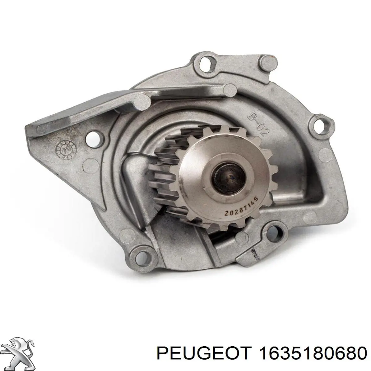 Купить 1635180680 Peugeot/Citroen Насос охлаждения
