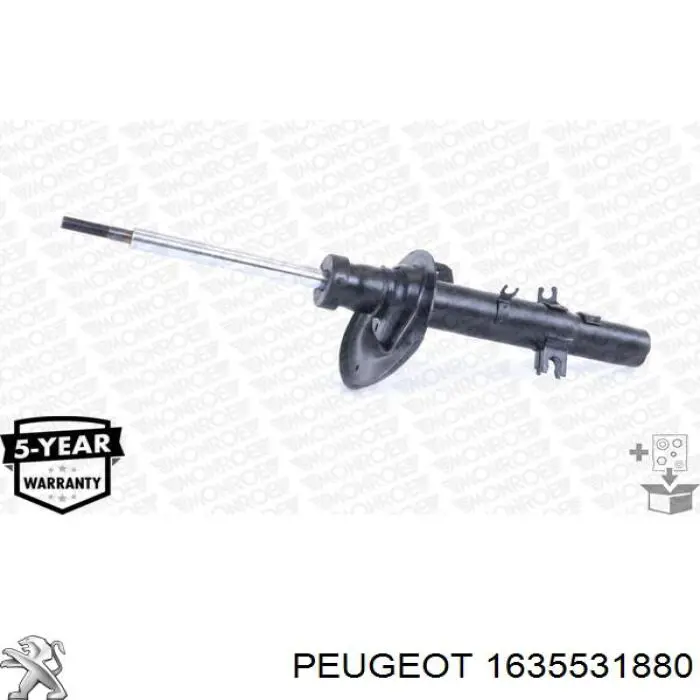 1635531880 Peugeot/Citroen амортизатор передний левый