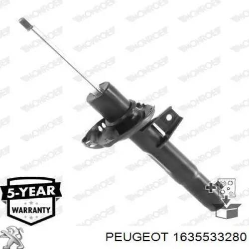 Стойка амортизатора передняя Peugeot/Citroen 1635533280 цена, от 69.68 USD