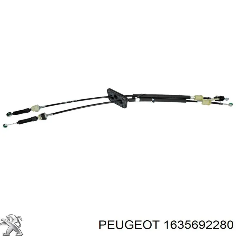 1635692280 Peugeot/Citroen cabo de mudança duplo