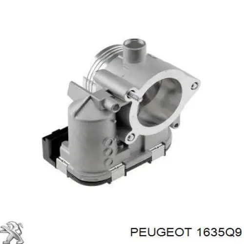 Válvula de borboleta montada Peugeot/Citroen 1635Q9