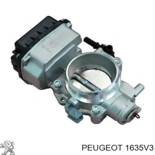 1635V3 Peugeot/Citroen дроссельная заслонка в сборе