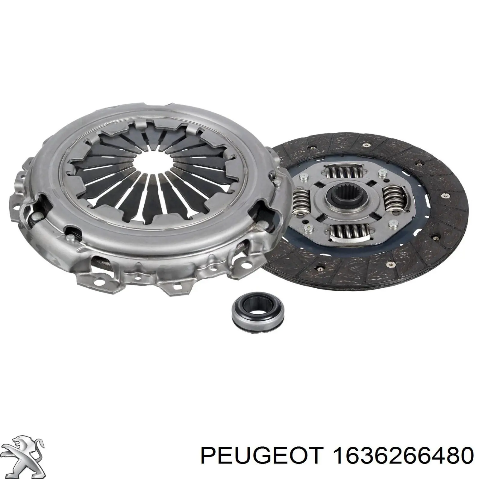 Kit de embrague (3 partes) 1636266480 Peugeot/Citroen