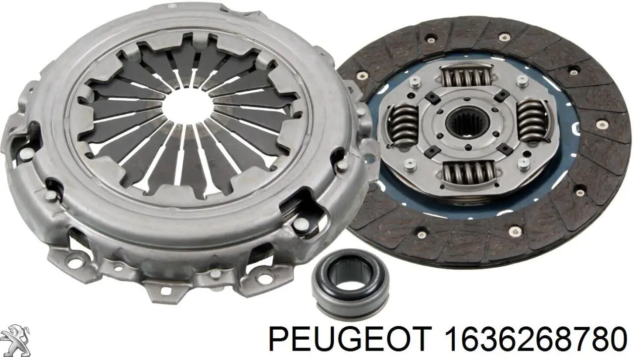 Kit de embrague (3 partes) 1636268780 Peugeot/Citroen
