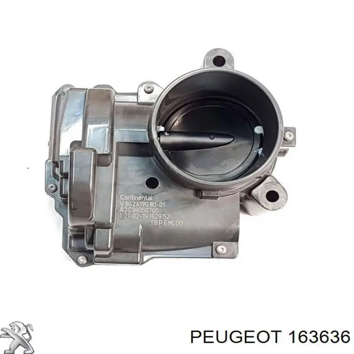 Дроссельная заслонка 163636 Peugeot/Citroen