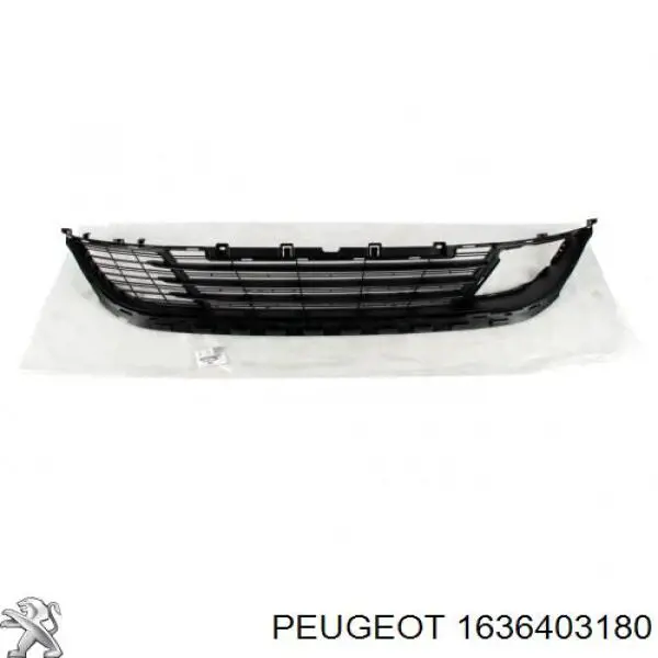 Купить 1636403180 Peugeot/Citroen Решетка переднего бампера, центральная