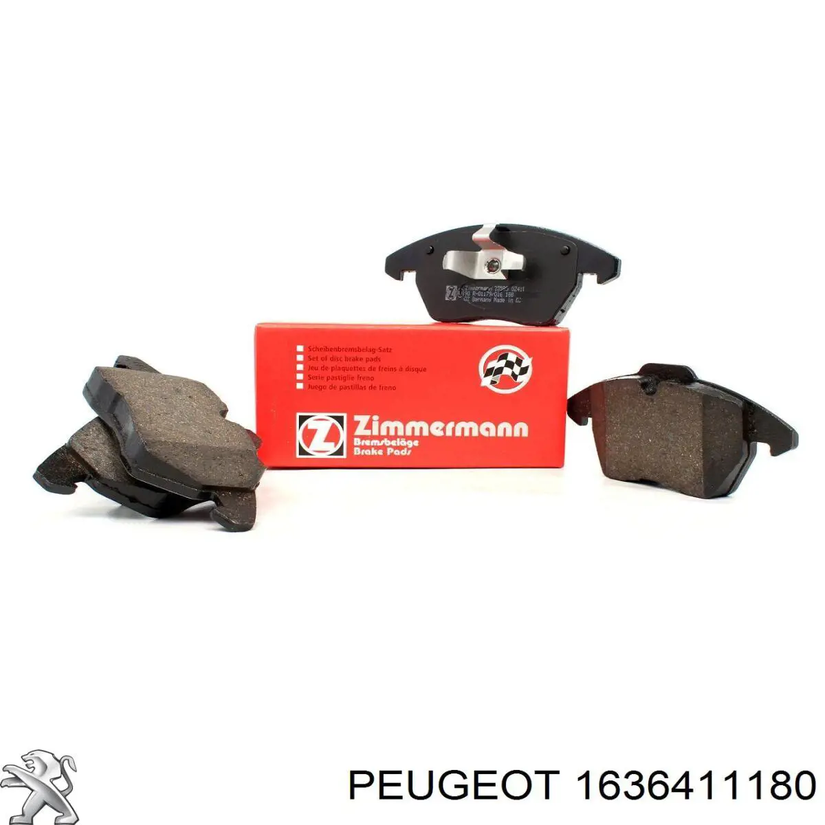 1636411180 Peugeot/Citroen Колодки передние