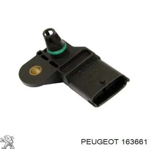 163661 Peugeot/Citroen датчик давления во впускном коллекторе, map